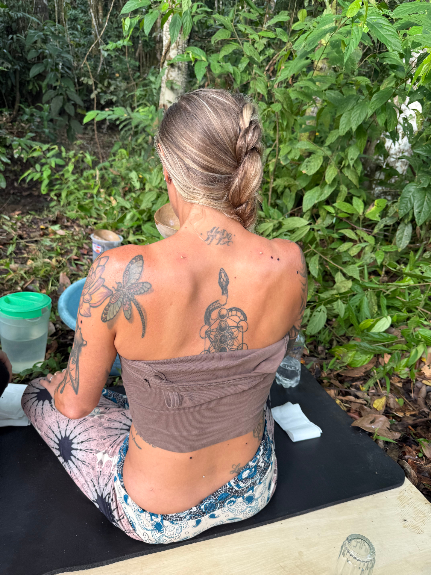 Traditional Kambo ceremony in the Amazon rainforest
