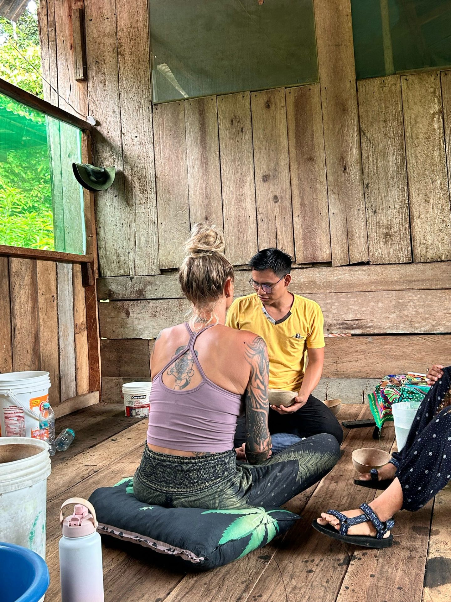 Traditional Kambo practice and preparation