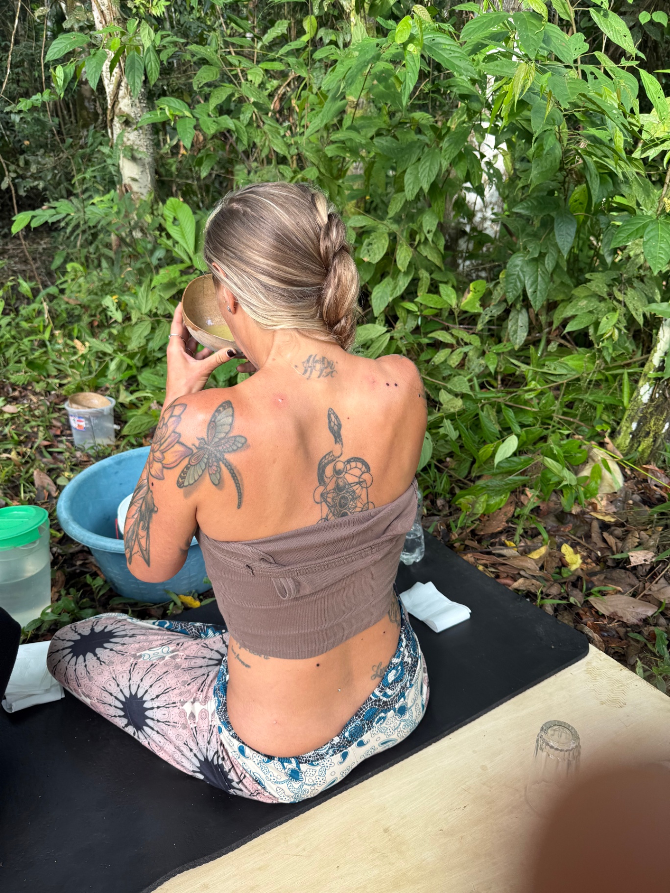 Authentic Kambo ceremony in Amazon jungle setting